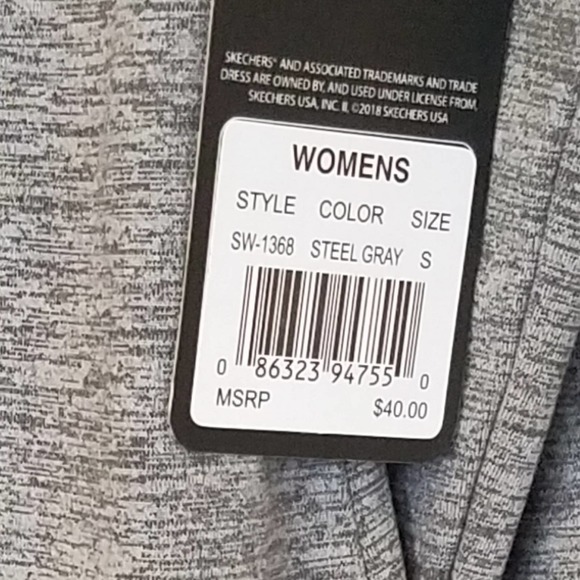 Skechers Womens Gray Track Jacket Size S - Picture 7 of 7